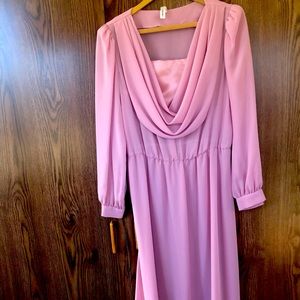 Purchased in a bridal store no brand Sz 14 very pretty in Dusty Rose